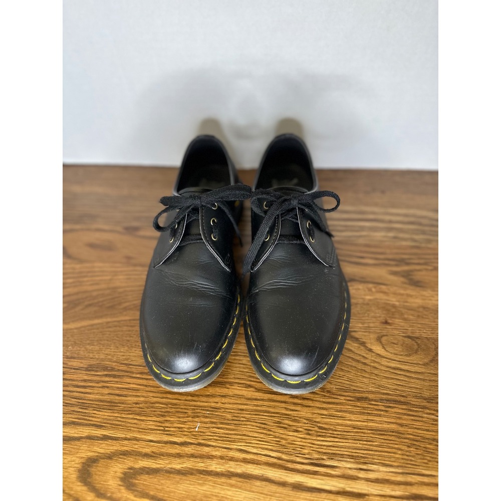 Dr. Martens 1461 Vegan Felix Oxford Shoes Black Matte Mens 7 Womens 8 14046 - Picture 4 of 10